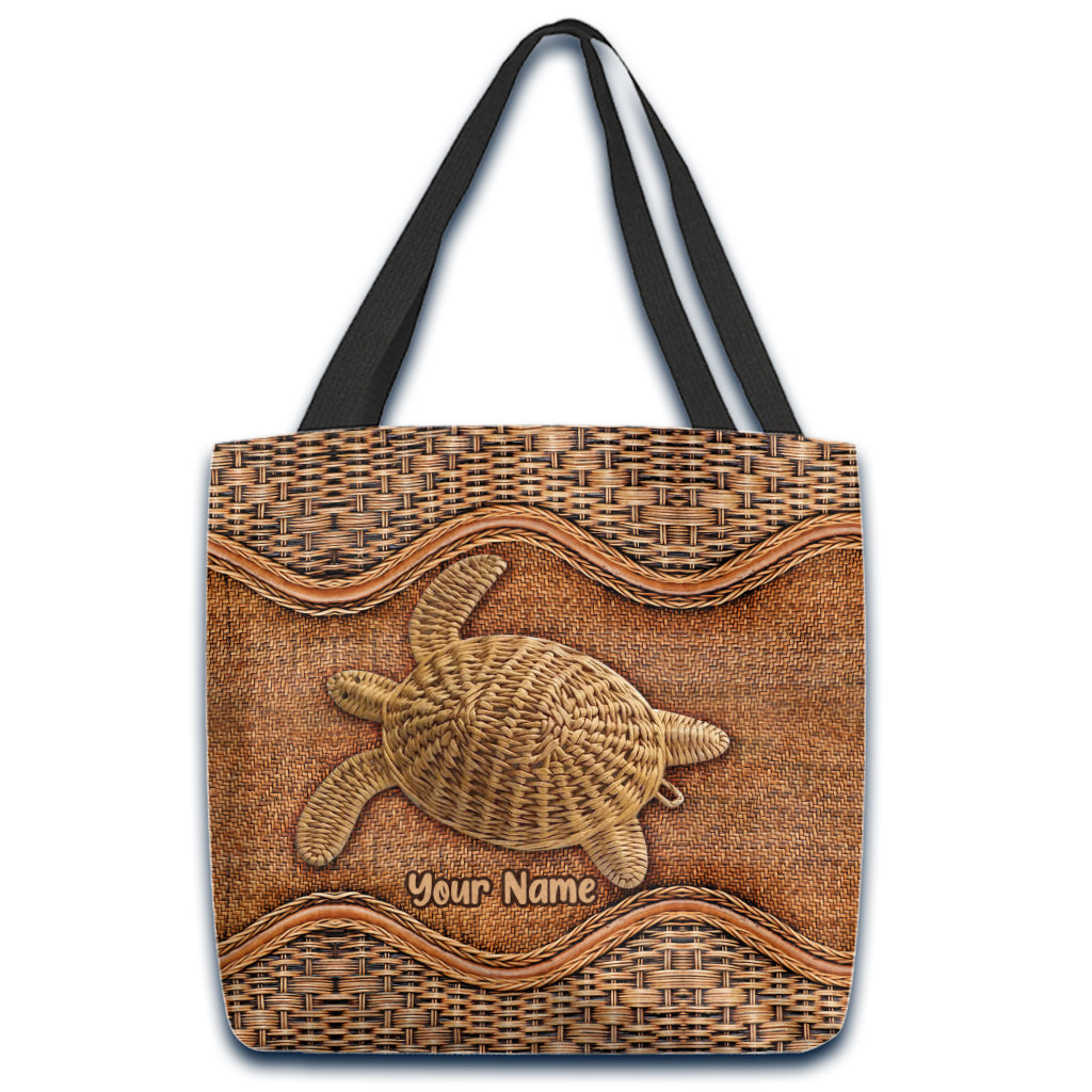 Love Turtles - Personalized Turtle Tote Bag