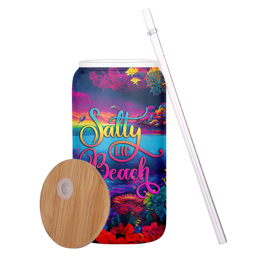 Salty Lil' Beach – Personalisierte Turtle-Dosengläser