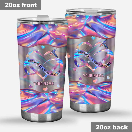 Personalisierter Trinkbecher „Pflege ist eine Herzensangelegenheit“