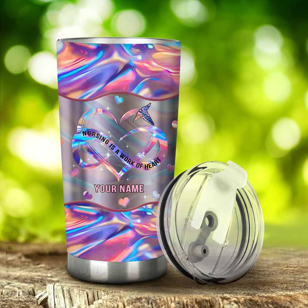 Personalisierter Trinkbecher „Pflege ist eine Herzensangelegenheit“