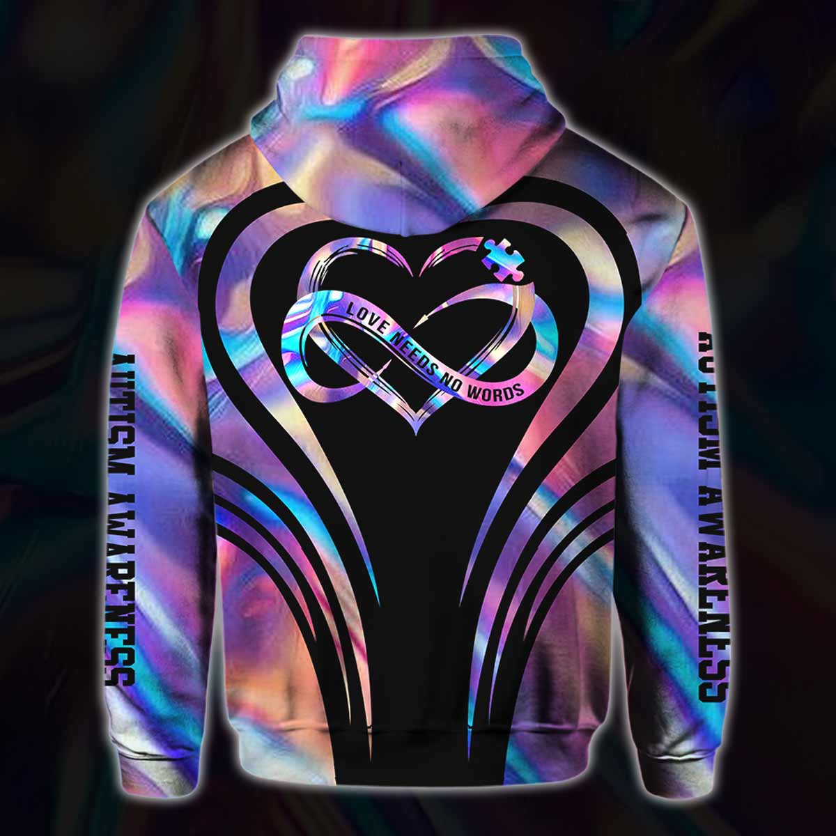 Liebe braucht keine Worte – T-Shirt und Hoodie zur Sensibilisierung für Autismus