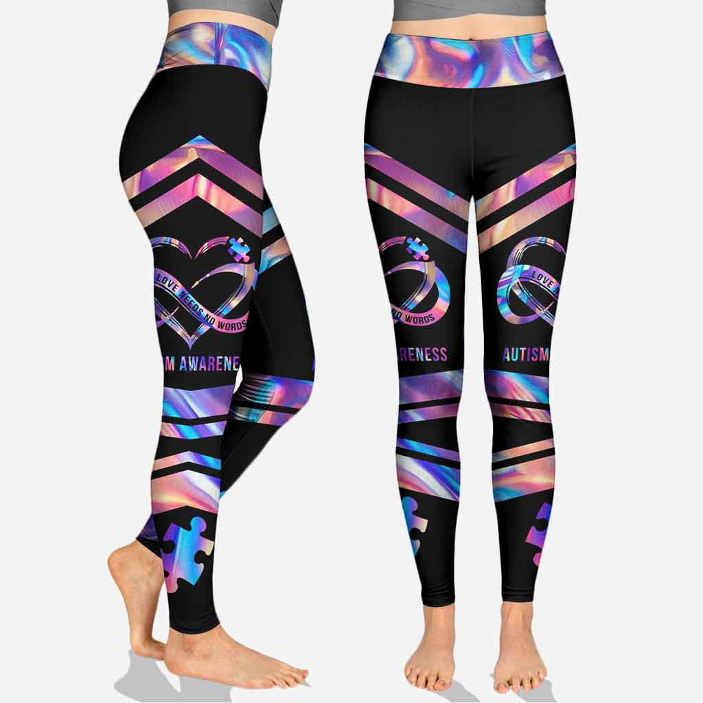 Liebe braucht keine Worte – Leggings und Tanktop zur Sensibilisierung für Autismus