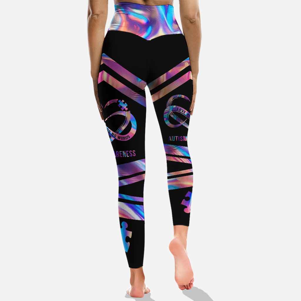 Liebe braucht keine Worte – Leggings und Tanktop zur Sensibilisierung für Autismus