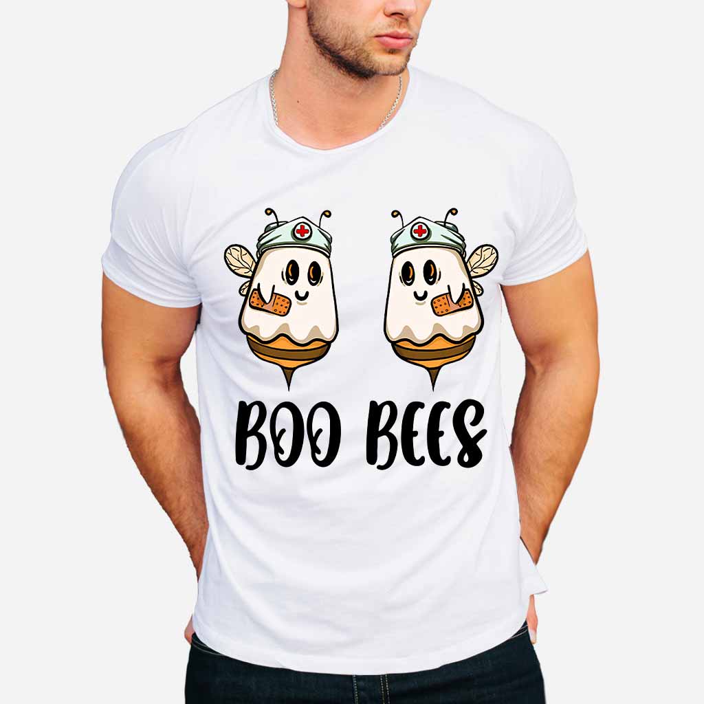 Boo Bees Halloween – Krankenschwester-T-Shirt und Hoodie 082021