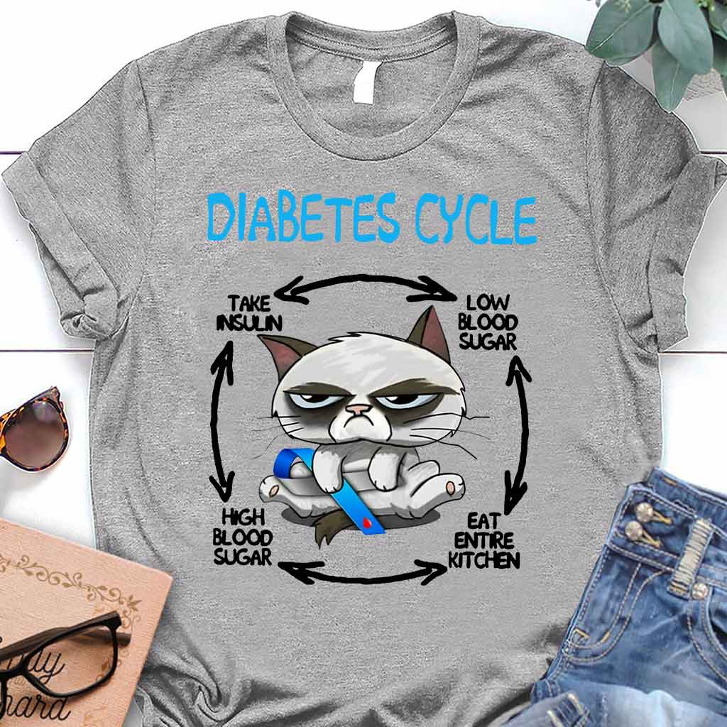 Diabetes Cycle – T-Shirt und Hoodie zur Aufklärung über Diabetes 082021