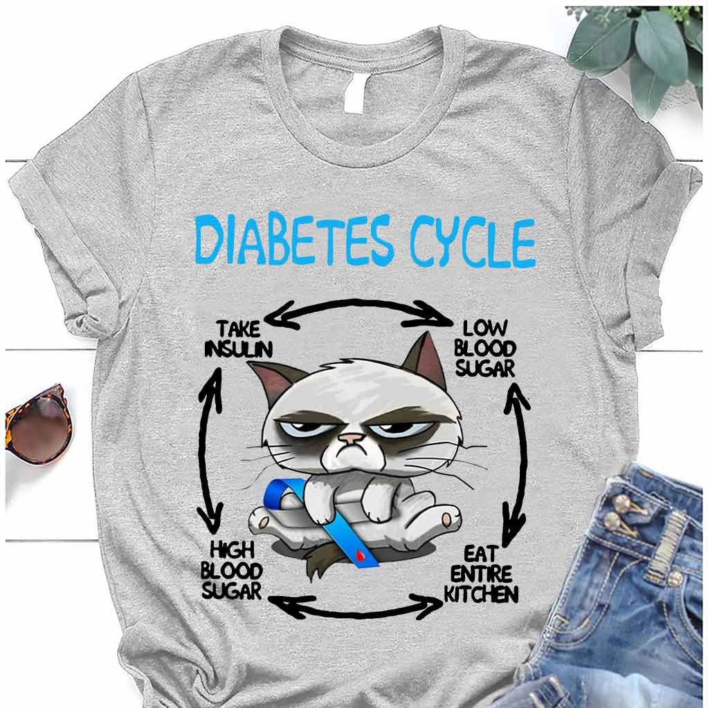 Diabetes Cycle – T-Shirt und Hoodie zur Aufklärung über Diabetes 082021