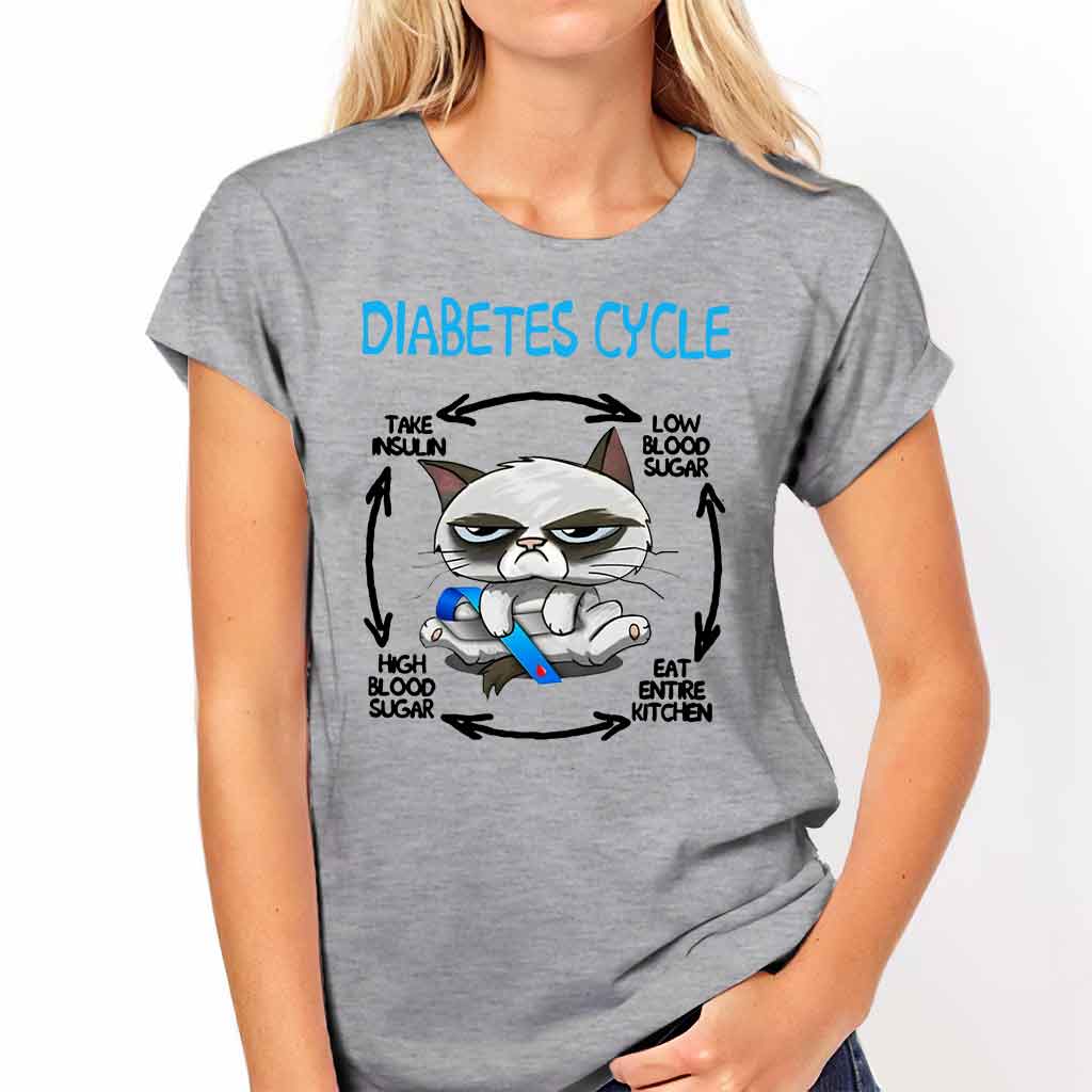 Diabetes Cycle – T-Shirt und Hoodie zur Aufklärung über Diabetes 082021
