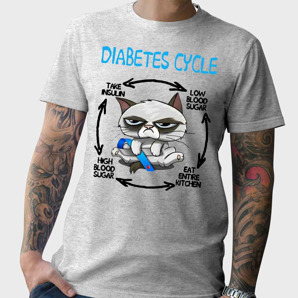 Diabetes Cycle – T-Shirt und Hoodie zur Aufklärung über Diabetes 082021