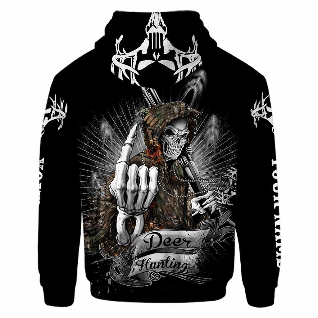 Hirschjagd – Personalisiertes T-Shirt und Hoodie mit Jagdmotiv