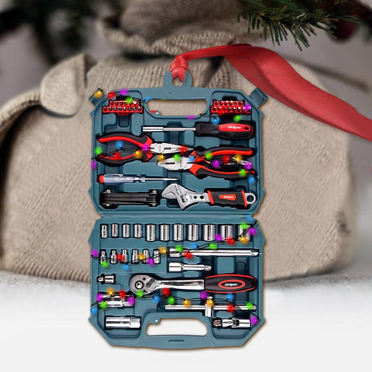 All I Want For Christmas - Mechaniker-Weihnachtsbaumschmuck (beidseitig bedruckt)
