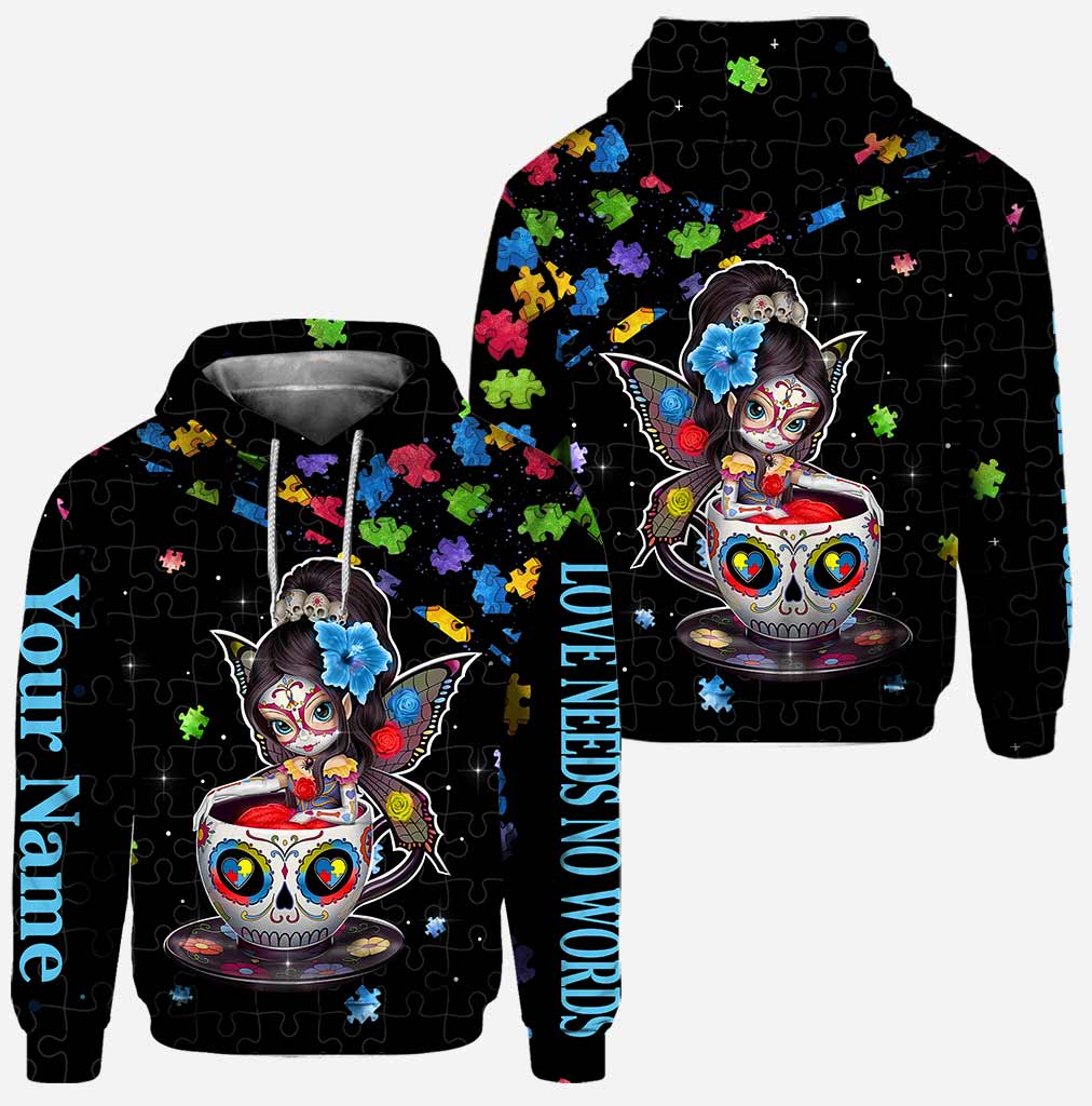 Sei freundlich – Personalisierter Hoodie und Leggings zur Sensibilisierung für Autismus