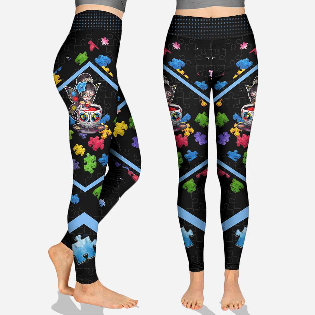 Sei freundlich – Personalisierter Hoodie und Leggings zur Sensibilisierung für Autismus