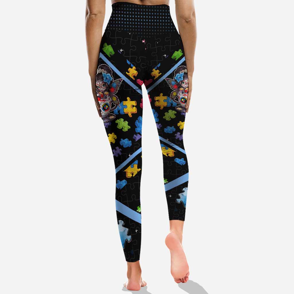 Sei freundlich – Personalisierter Hoodie und Leggings zur Sensibilisierung für Autismus