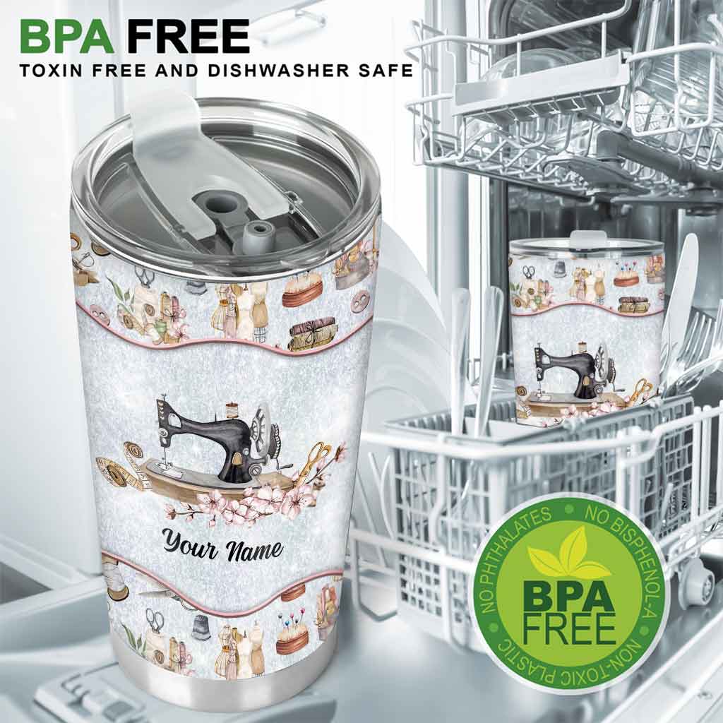 Nähbegeisterung – Personalisierter Becher