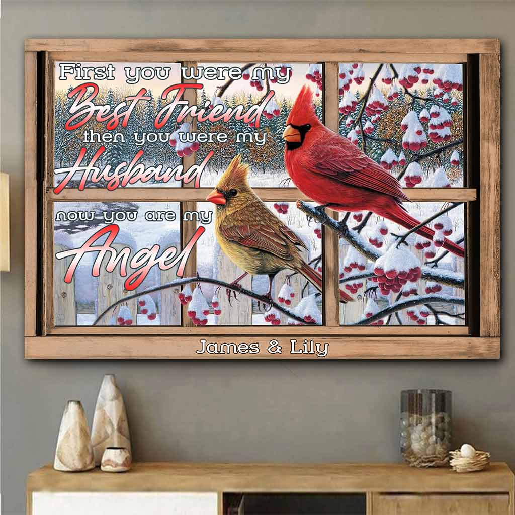 Erst warst du mein bester Freund – Personalisiertes Poster für Paare