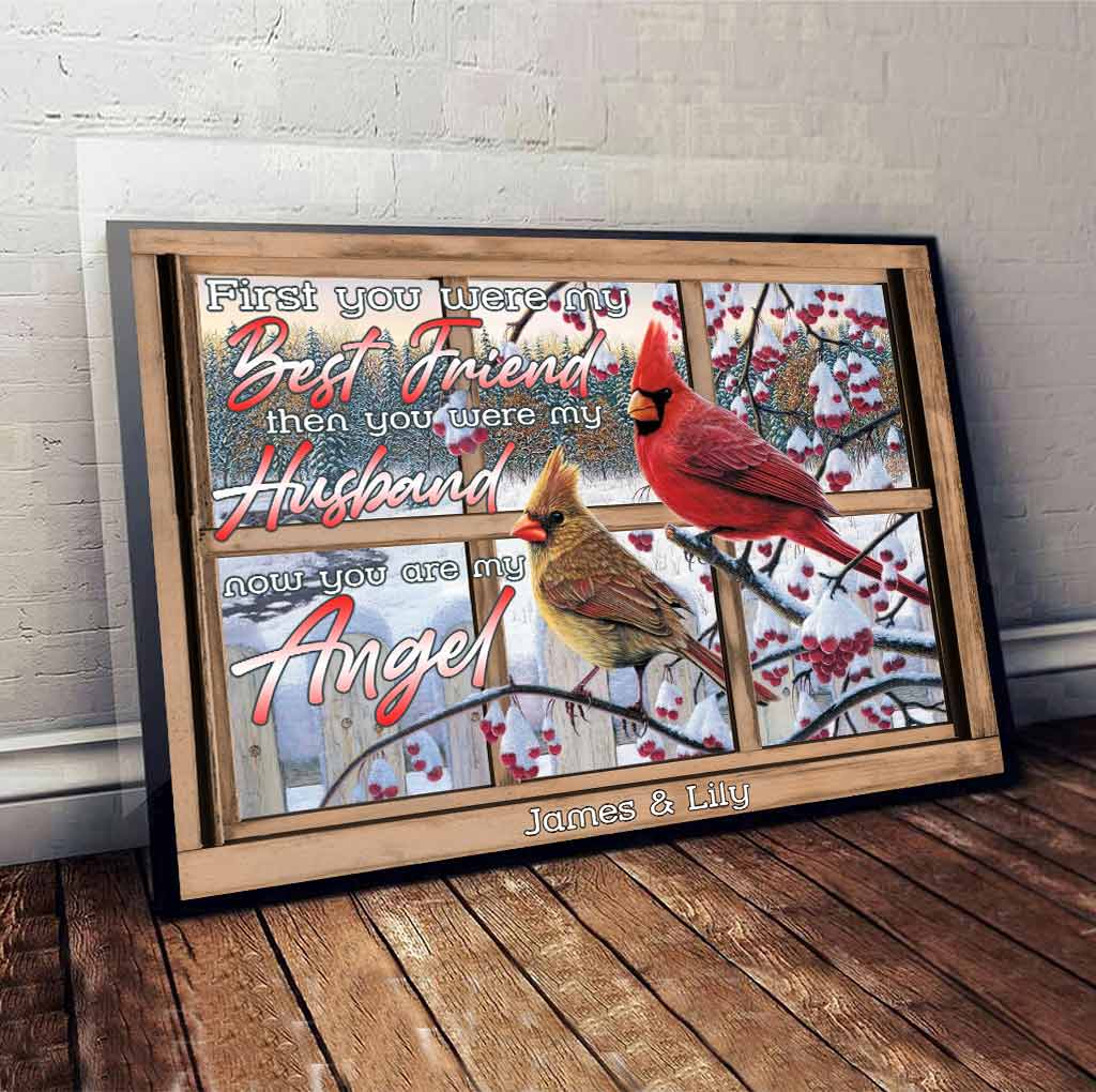 Erst warst du mein bester Freund – Personalisiertes Poster für Paare