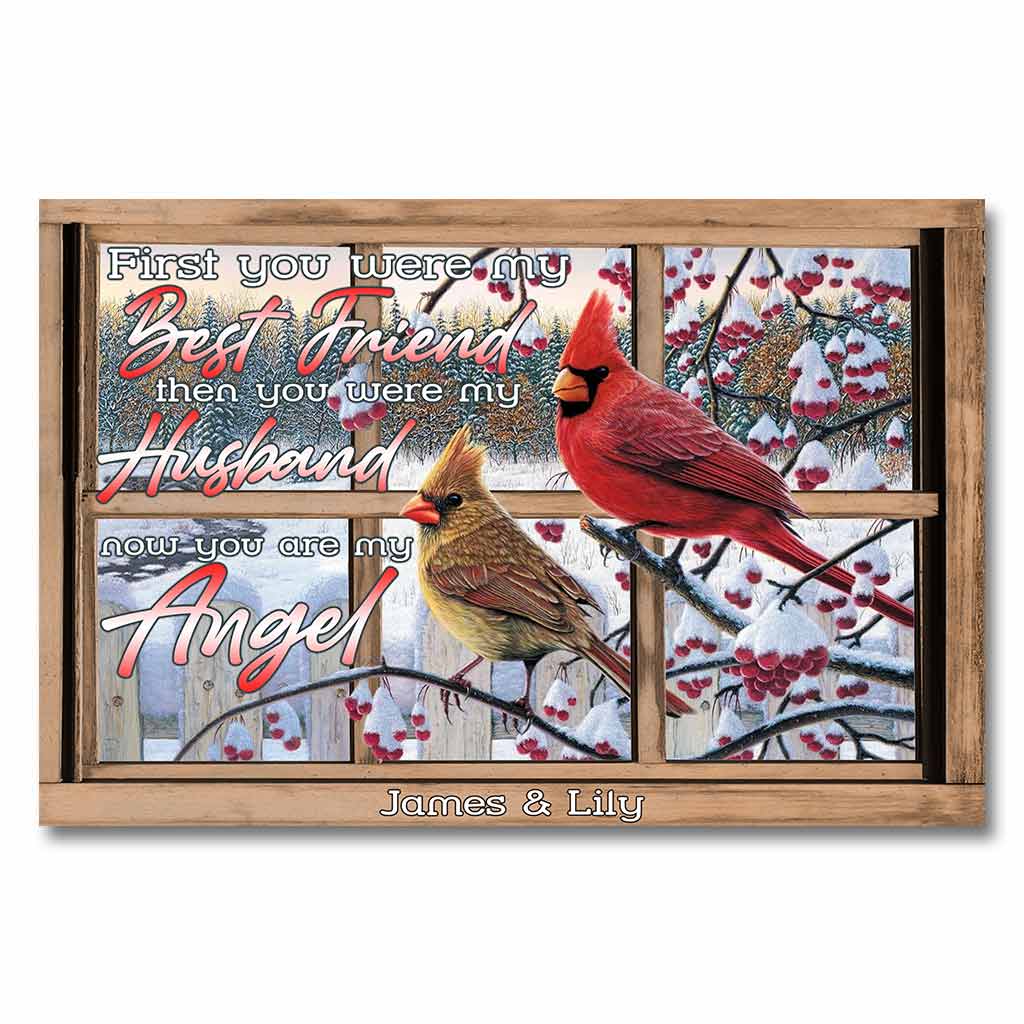 Erst warst du mein bester Freund – Personalisiertes Poster für Paare