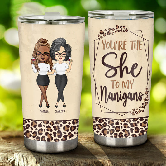 Beste Freundin, du bist die Richtige für meine Nandus - Personalisierter Bestie-Becher