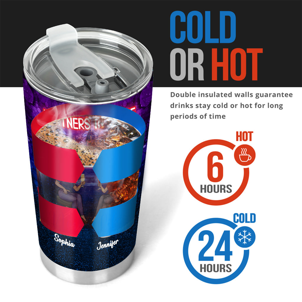 Komplizen – Denk dran: Falls wir erwischt werden – Personalisierter Bestie-Becher