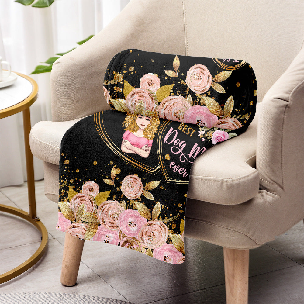 Die beste Hundemama aller Zeiten – personalisierte Hundedecke zum Muttertag