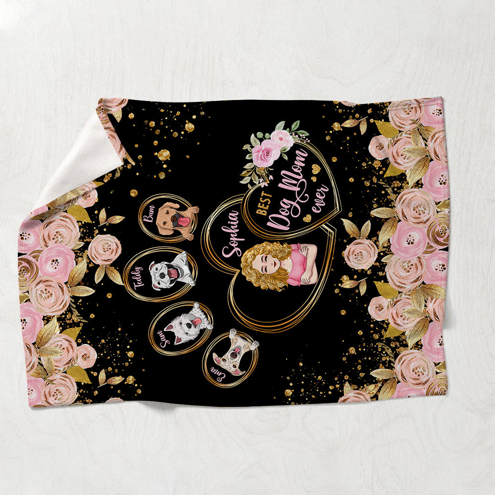 Die beste Hundemama aller Zeiten – personalisierte Hundedecke zum Muttertag