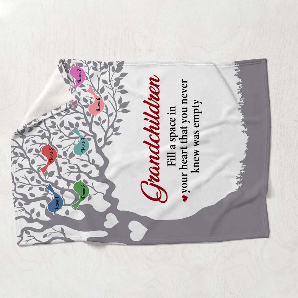 Fill A Space - Personalized Mother's Day Grandma Blanket