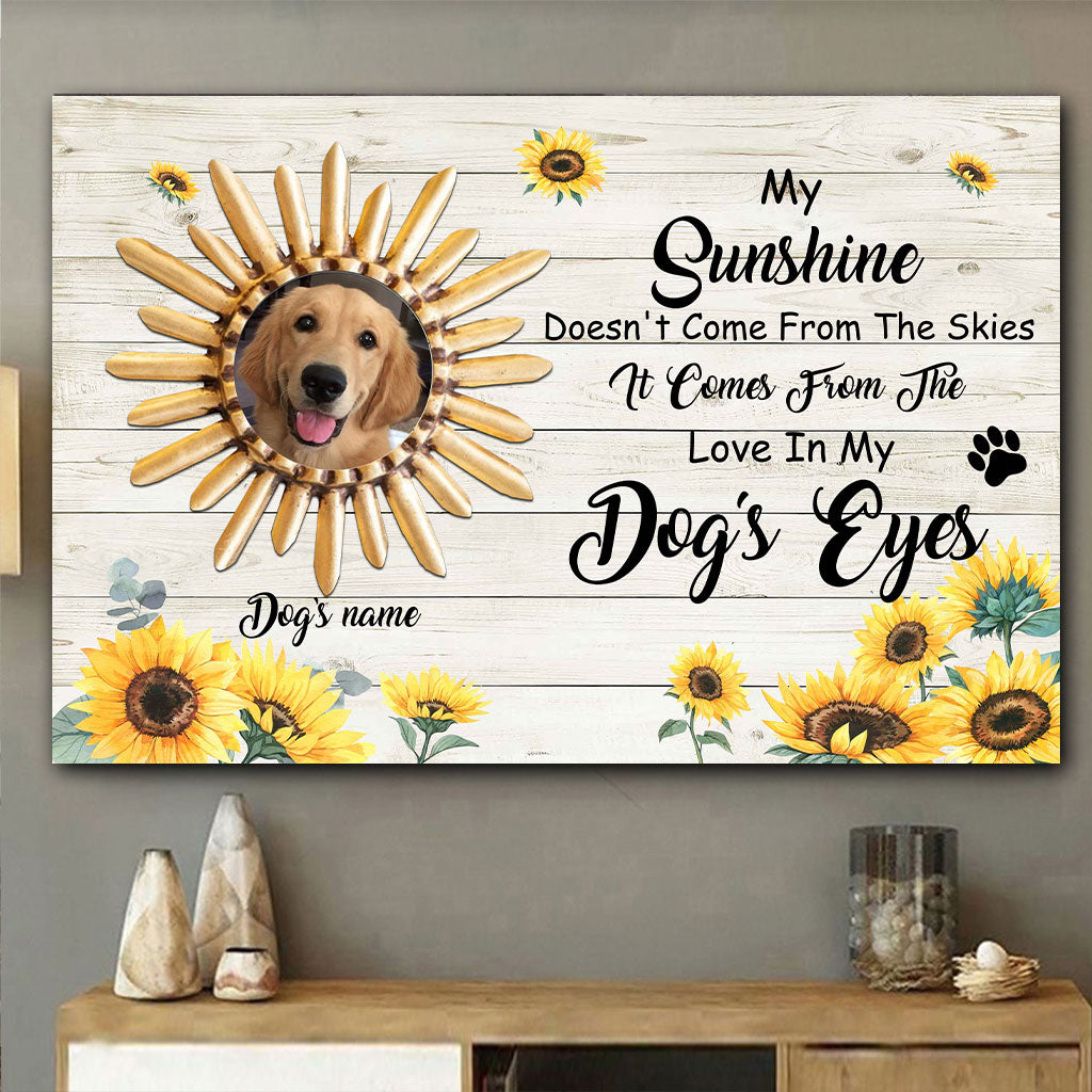 Mein einziger Sonnenschein – personalisiertes Hundeposter