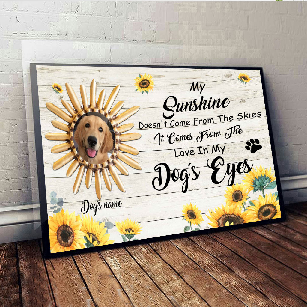 Mein einziger Sonnenschein – personalisiertes Hundeposter