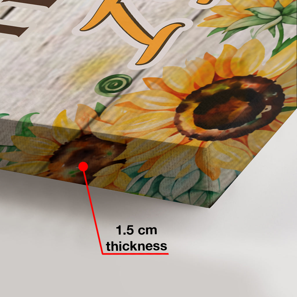 Für immer und ewig – Personalisierte Leinwand und Poster zum Muttertag