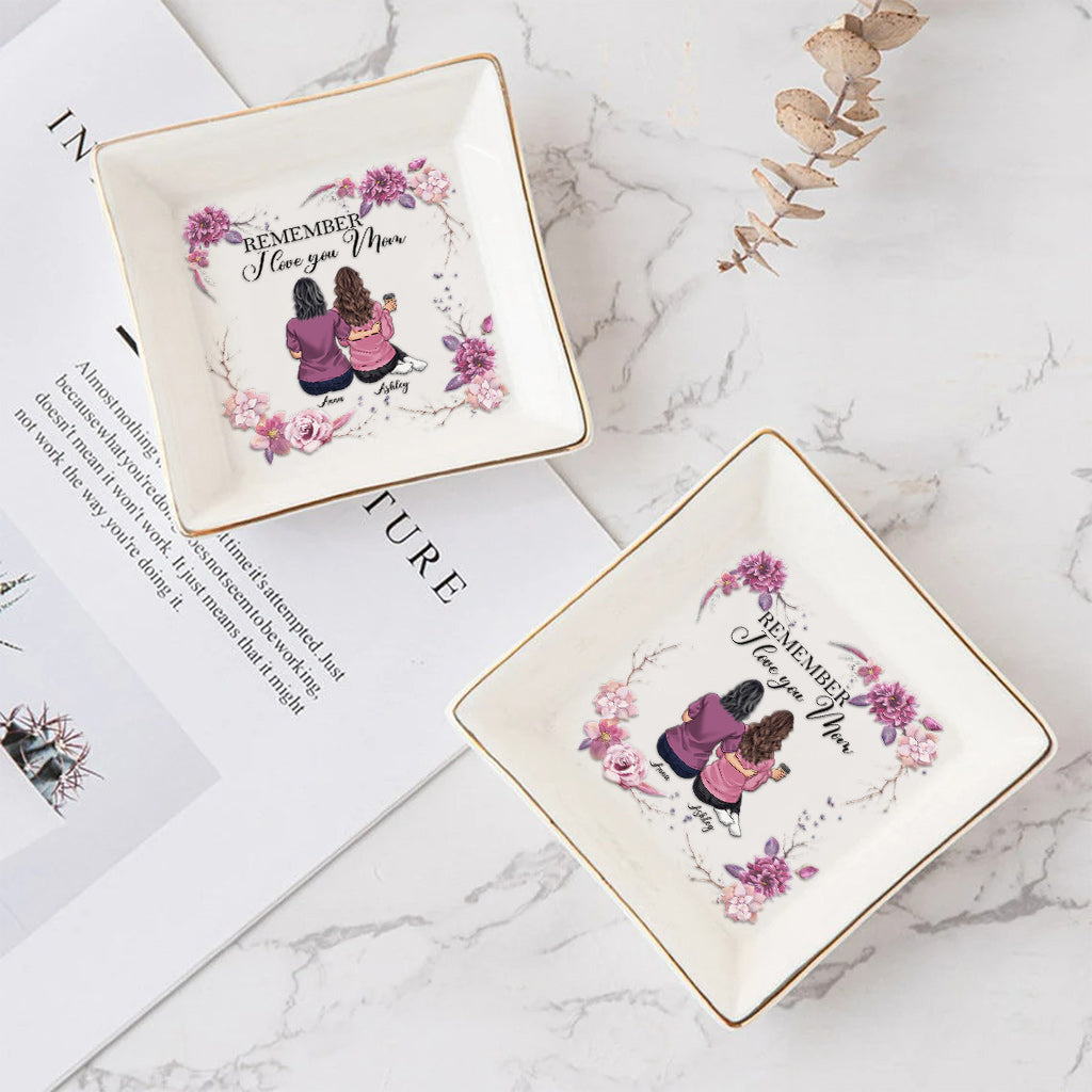 „Denk daran, ich liebe dich, Mama“ – personalisierte Schmuckschale zum Muttertag