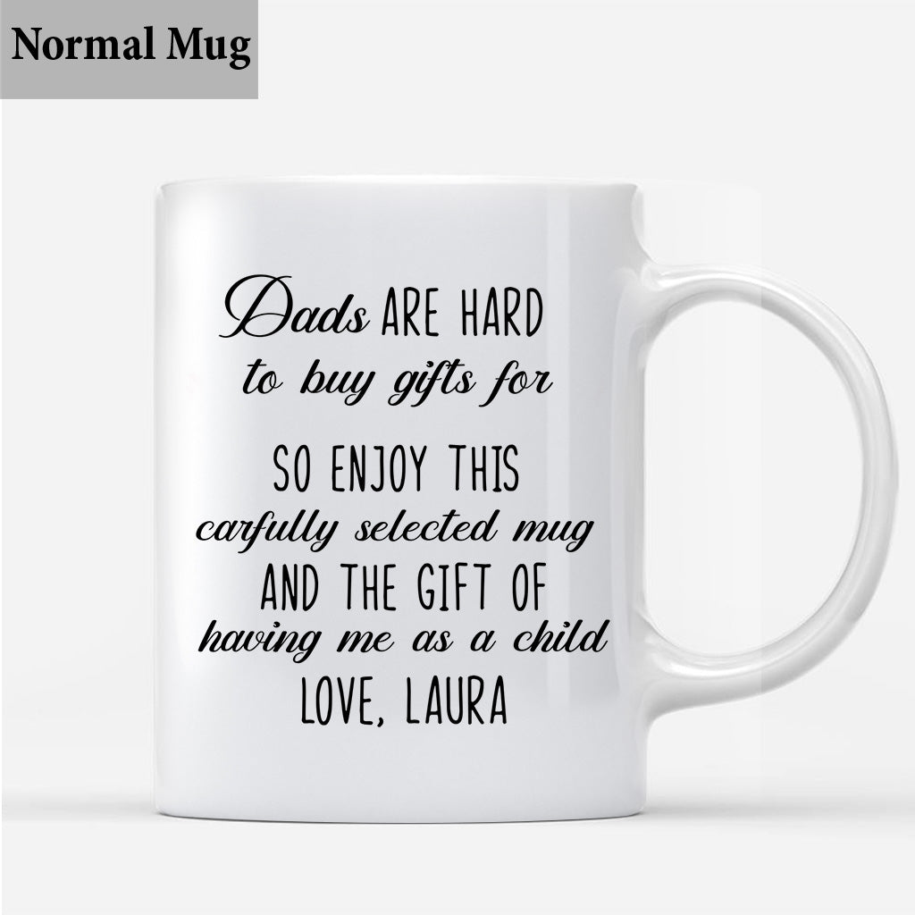 Geschenk für Väter – Personalisierte Vatertasse