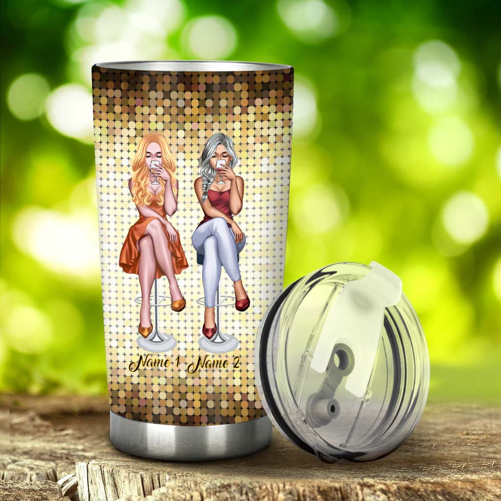 Drunk Besties - Personalisierter Becher