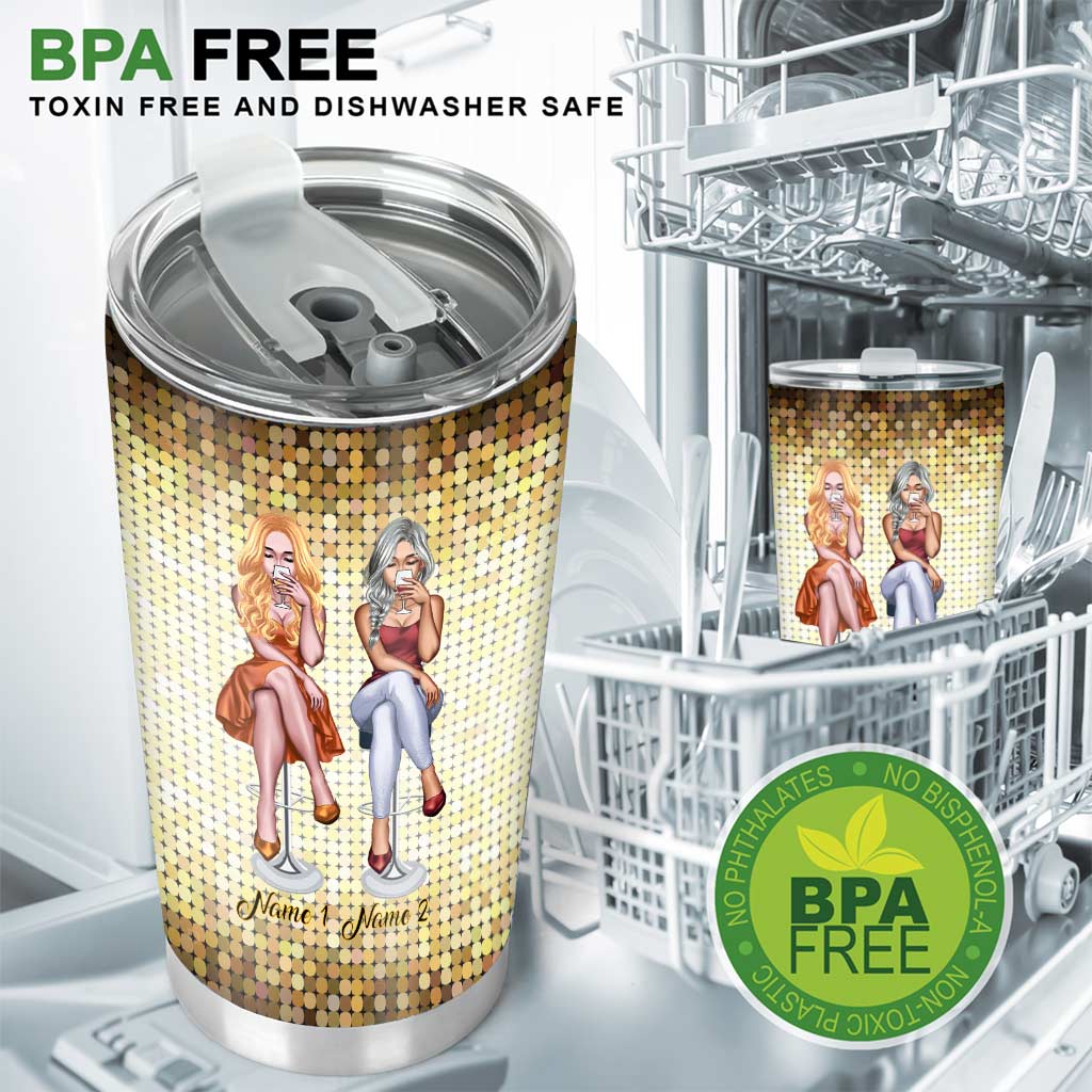 Drunk Besties - Personalisierter Becher