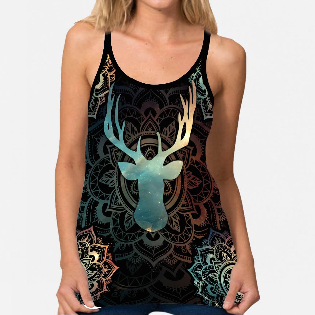 Hunting Mandala Cross Tank Top
