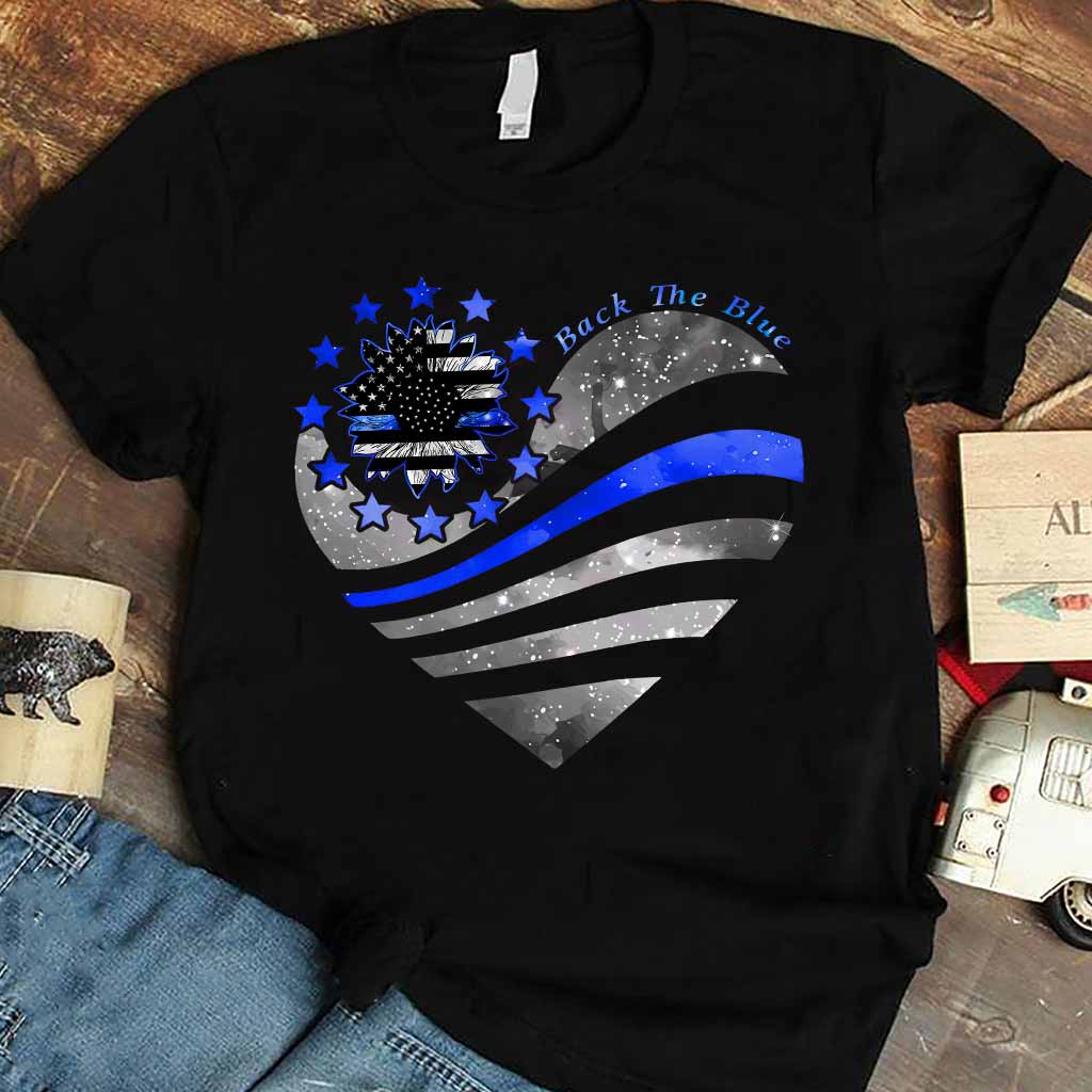 Blue Line – Polizeibeamten-T-Shirt und Hoodie 062021