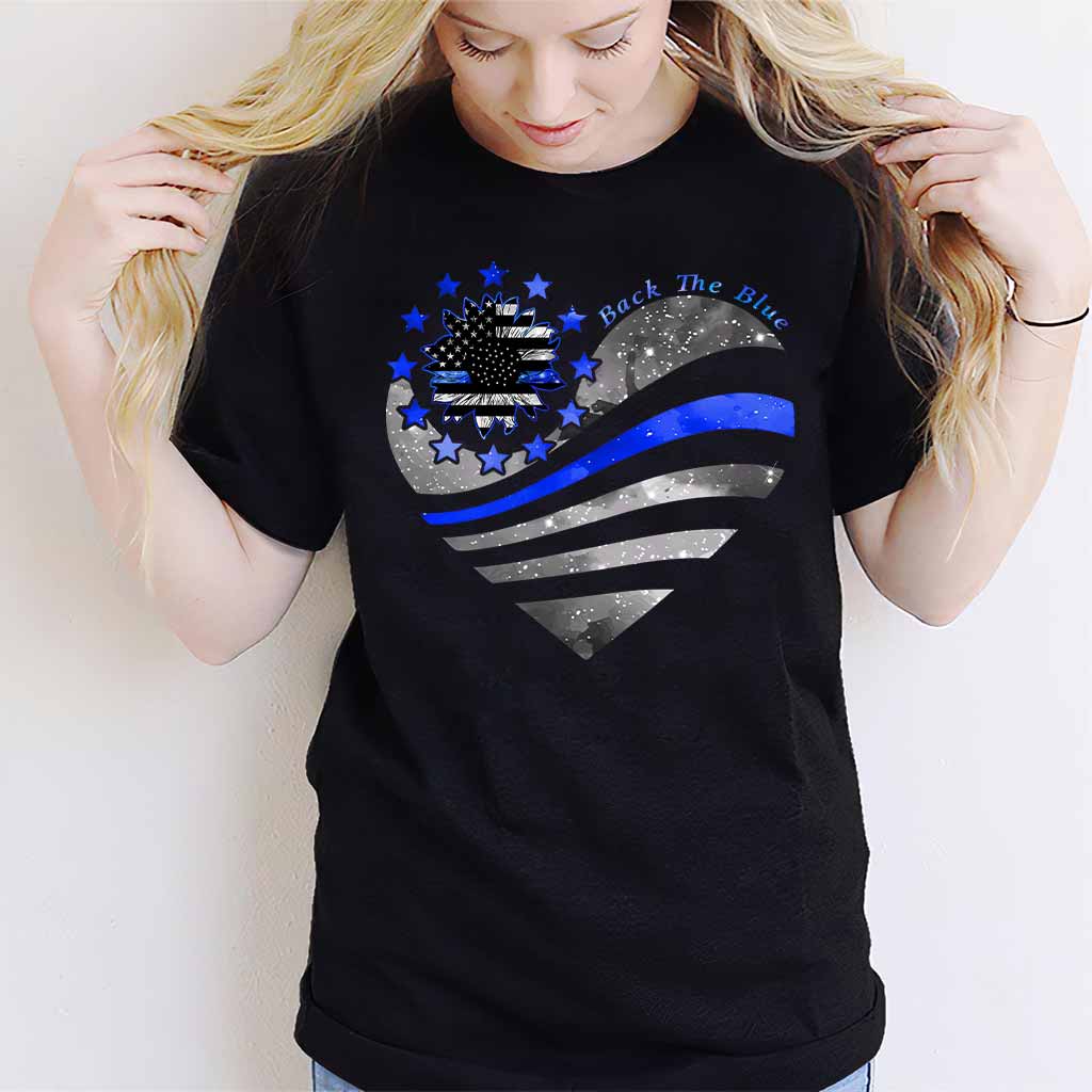 Blue Line – Polizeibeamten-T-Shirt und Hoodie 062021