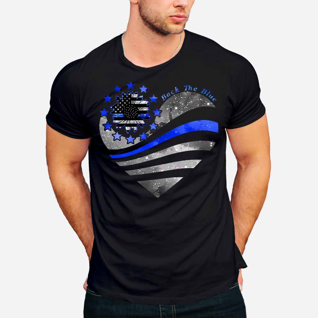 Blue Line – Polizeibeamten-T-Shirt und Hoodie 062021
