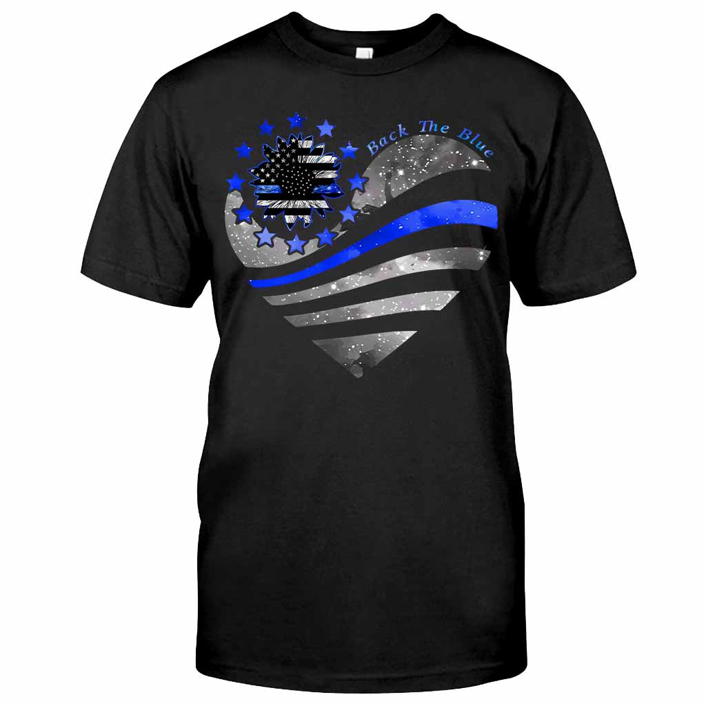 Blue Line – Polizeibeamten-T-Shirt und Hoodie 062021