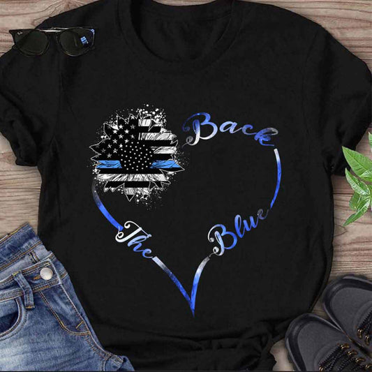 Blue Line – Polizeibeamten-T-Shirt und Hoodie 062021