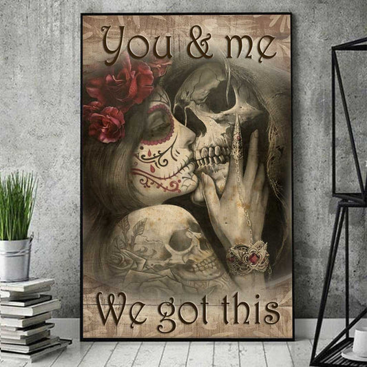 Du und ich – Totenkopf-Poster 062021