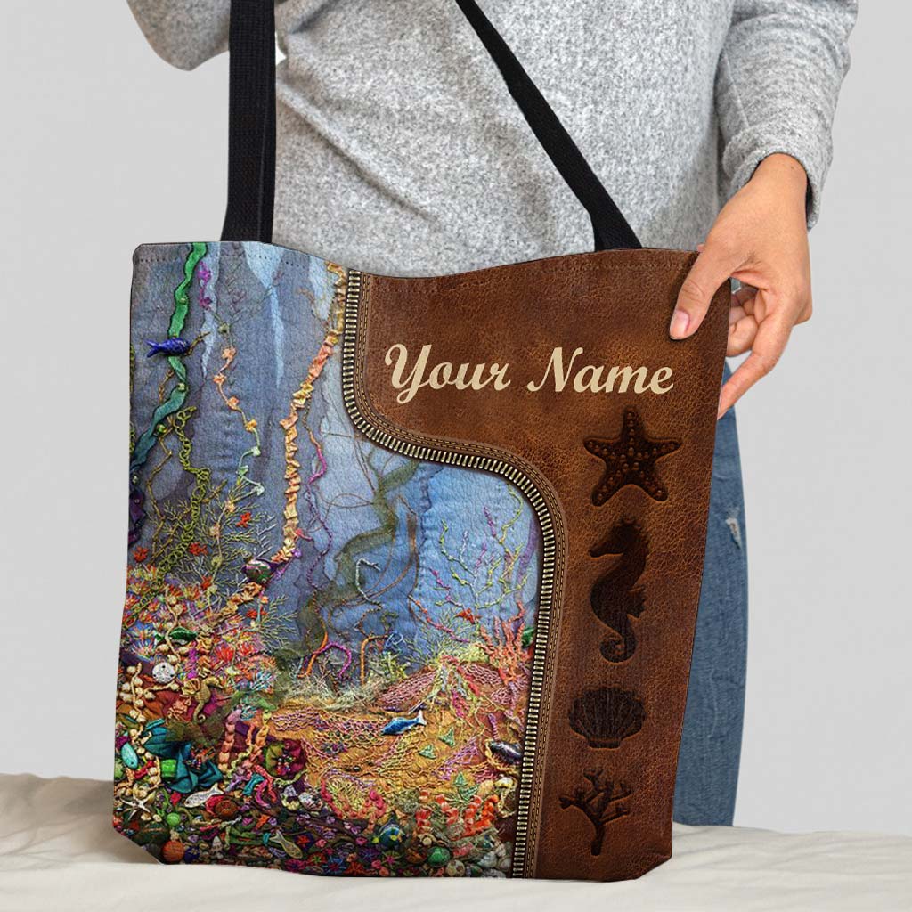 Personalisierte Tragetasche „Love Sea“