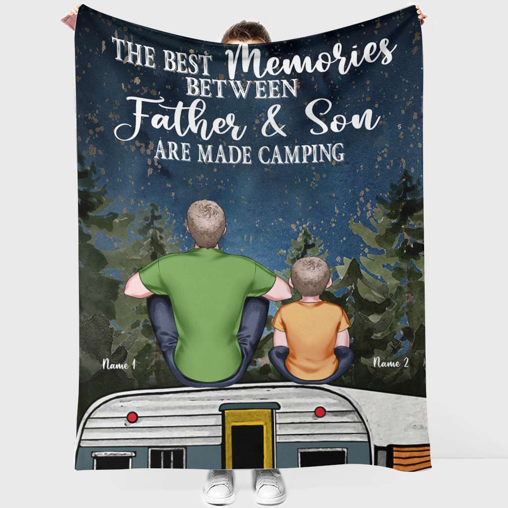 Wenn ich in Bestform bin – personalisierte Campingdecke