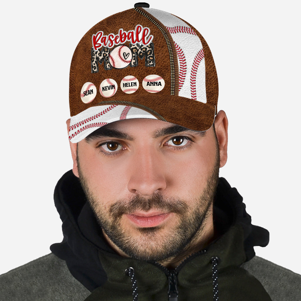 Baseball Mom – Personalisierte Baseball-Klassikerkappe