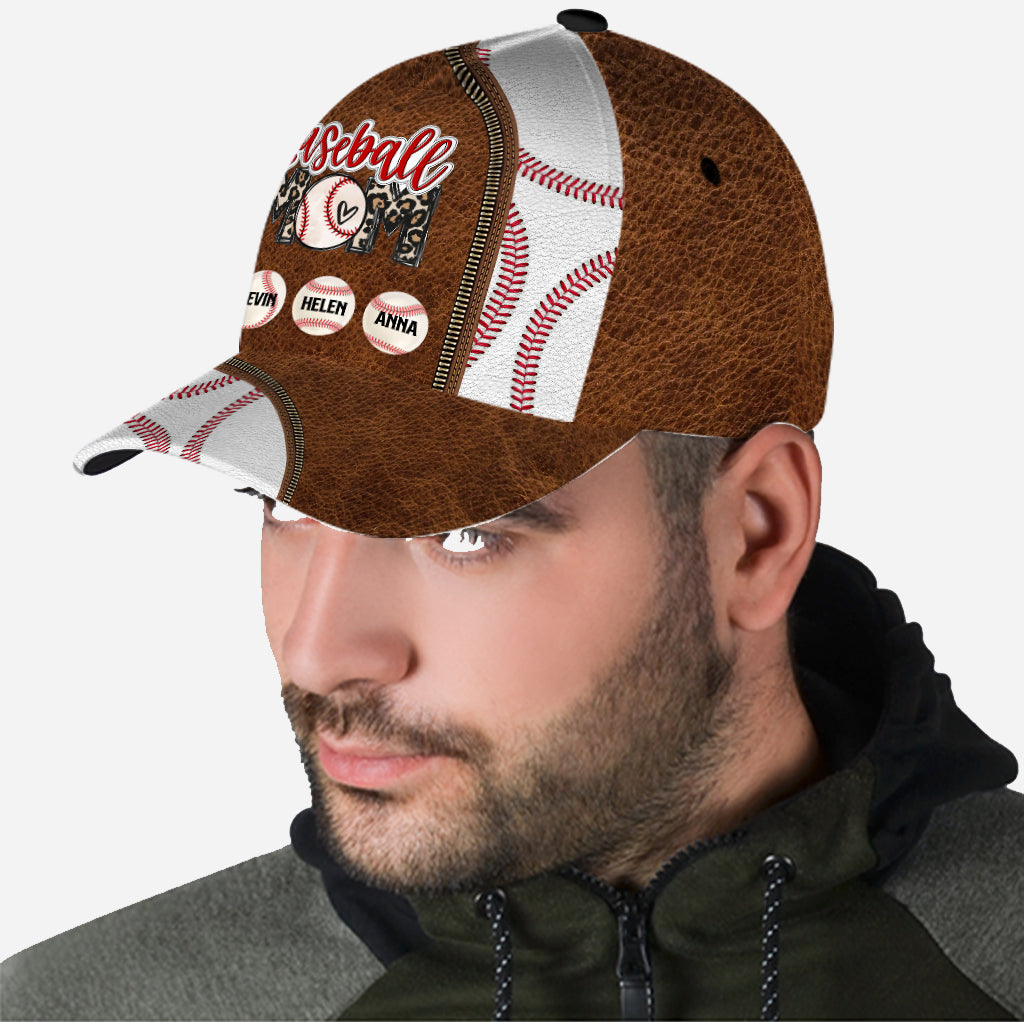 Baseball Mom – Personalisierte Baseball-Klassikerkappe