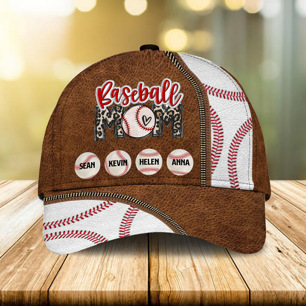 Baseball Mom – Personalisierte Baseball-Klassikerkappe