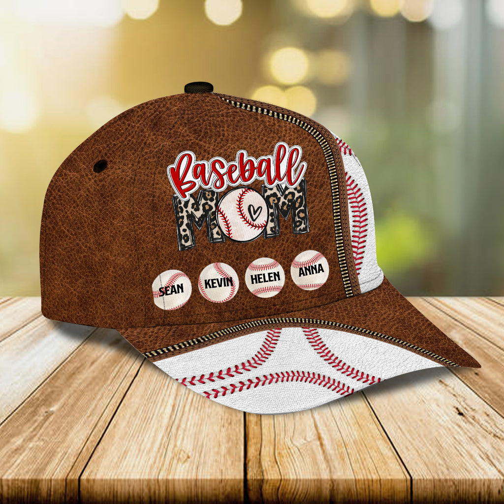 Baseball Mom – Personalisierte Baseball-Klassikerkappe