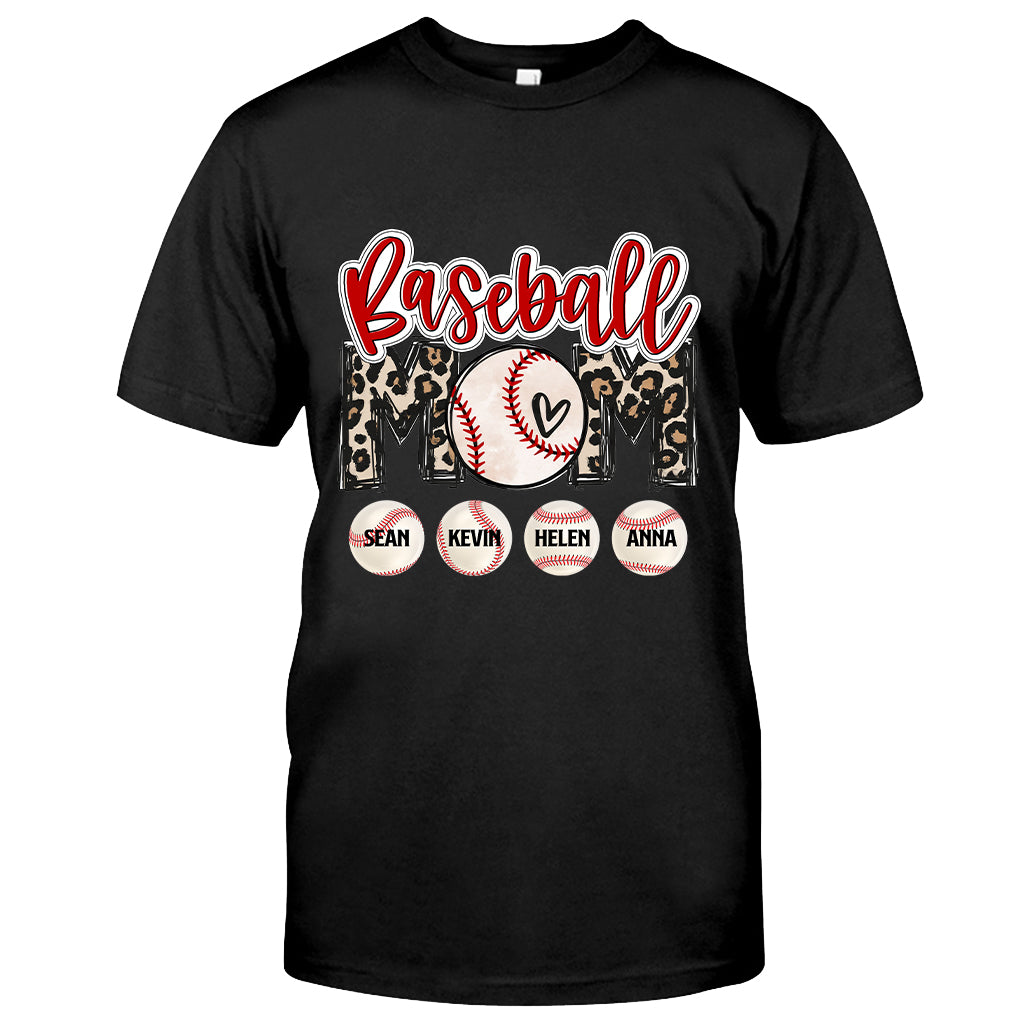 Baseball-Mama – Personalisiertes Baseball-T-Shirt und Hoodie