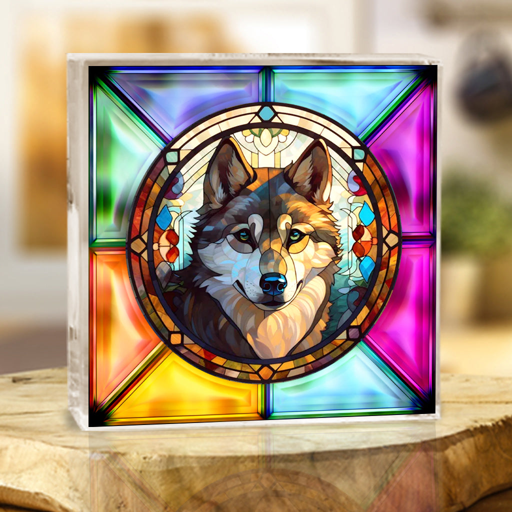 Lovely Paws – Personalisierte Acrylplakette in Hundeform