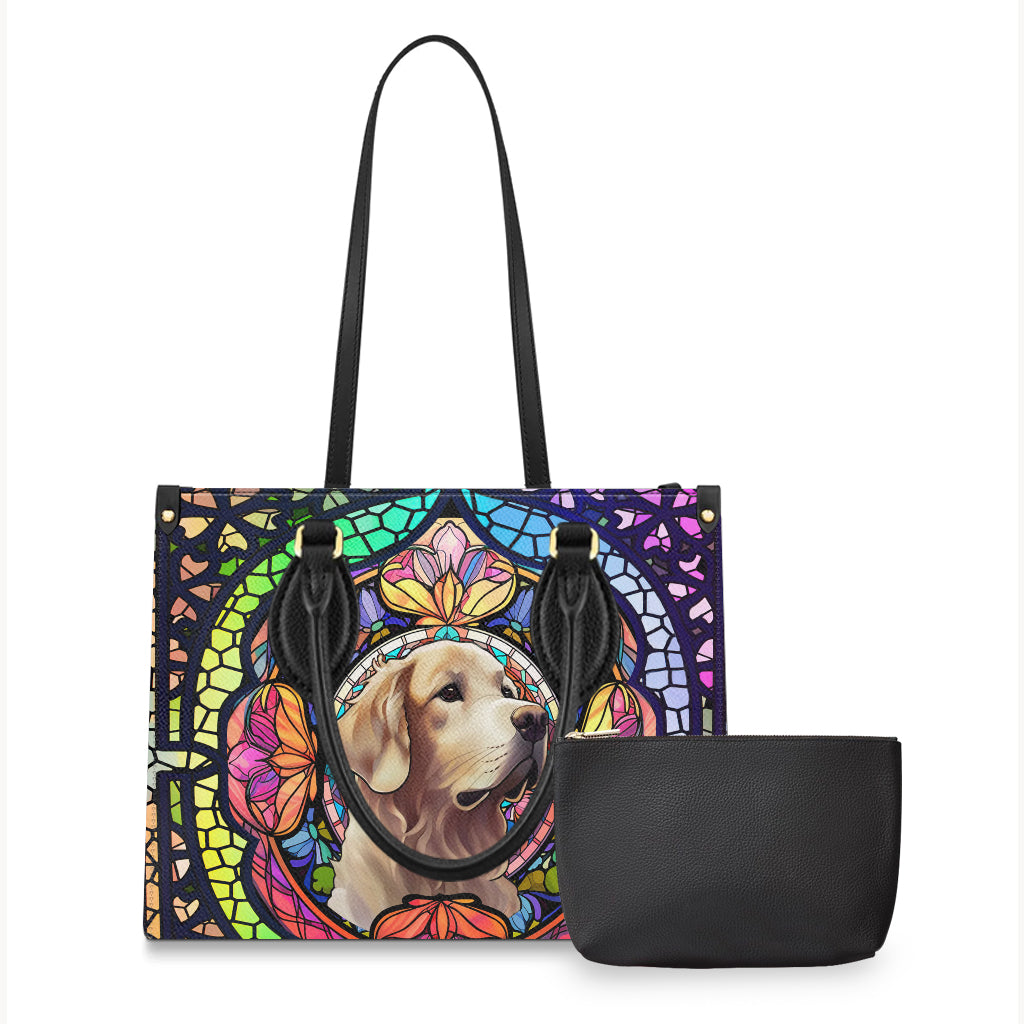 Beautiful Souls – Personalisierte Hundelederhandtasche