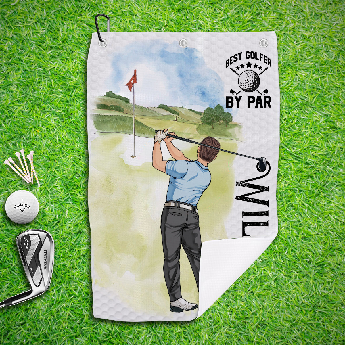 My Lucky Golf Cap - Personalized Golf Golf Towel